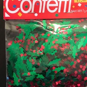 Christmas Holly Confetti